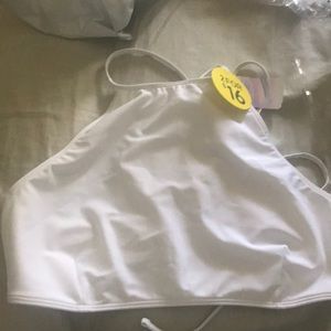 High neck bikini top